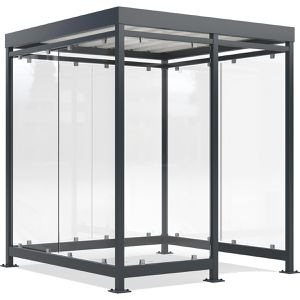 Personenunterstand WSM Köln K2 c/b, anthrazit, aus Metall