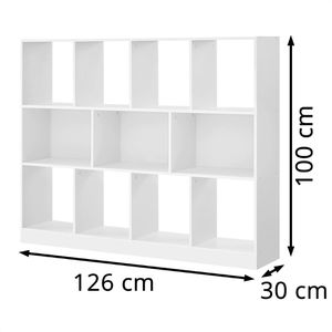 Produktbild für Bücherregal Vasagle LBC054T14, weiß
