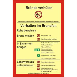 Hinweisschild Abtec ISO 7010, Kunststoff