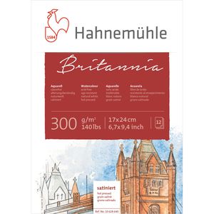Produktbild für Aquarellpapier Hahnemühle Britannia Block, 17 x 24 cm