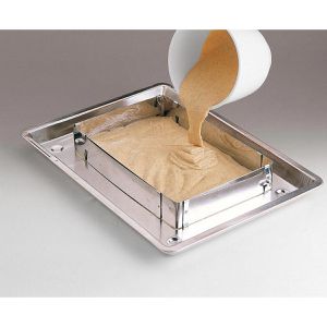 Produktbild für Backrahmen Zenker Patisserie 7709, mit Klemmung, aus Edelstahl