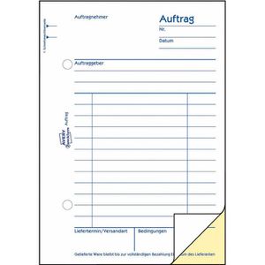 Produktbild für Auftragsbuch Zweckform 1727, A6