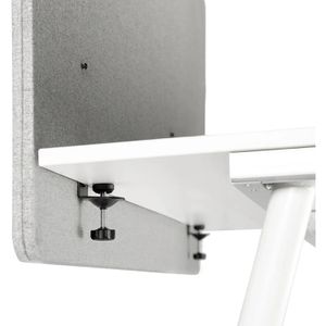 Produktbild für Tischtrennwand hJh-OFFICE 891008, hellgrau