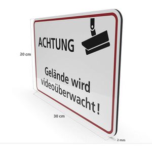 Produktbild für Hinweisschild Abtec Aluminium