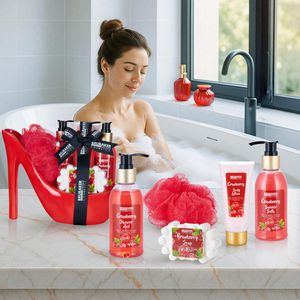 Produktbild für Geschenkset BRUBAKER Cosmetics Luxus Stiletto Cranberry