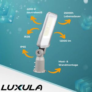 Produktbild für LED-Außenstrahler Luxula LX800101, IP65 wasserdicht
