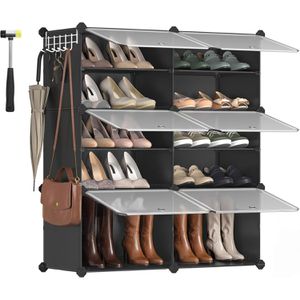 Produktbild für Schuhregal Songmics LPC033BZ02, aus Kunststoff