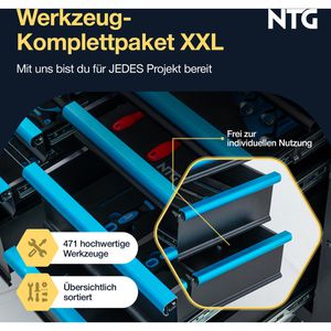 Produktbild für Werkzeugwagen NTG WZW.7471, bestückt