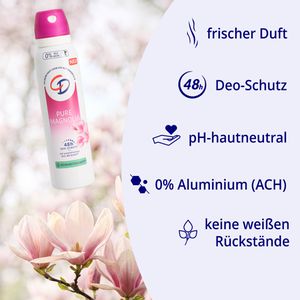 Produktbild für Deodorant CD-Körperpflege Pure Magnolia, Spray
