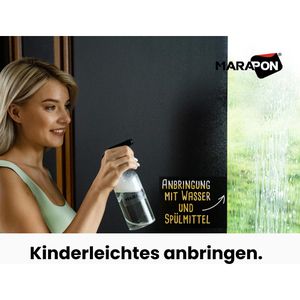 Produktbild für Fensterfolie Marapon MFF9020S schwarz, selbsthaftend