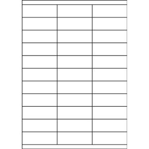 Produktbild für Universaletiketten TopStick labels, 8702, weiß
