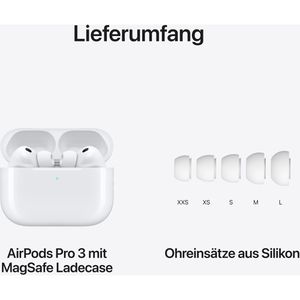 Produktbild für Kopfhörer Apple AirPods Pro 3, weiß