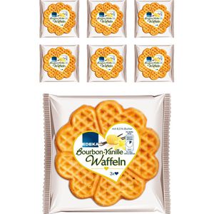 Waffeln Edeka Herzwaffeln Bourbon-Vanille, Belgische Waffeln