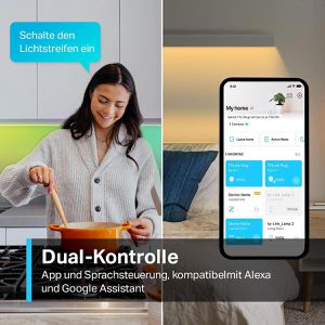 Produktbild für LED-Streifen Tapo L920-5, dimmbar, weiß + RGB