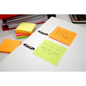 Produktbild für Haftnotizen Info Brilliant Sticky Notes, grün
