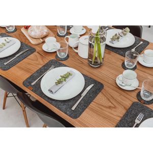 Produktbild für Platzset Miqio waschbar, aus Filz