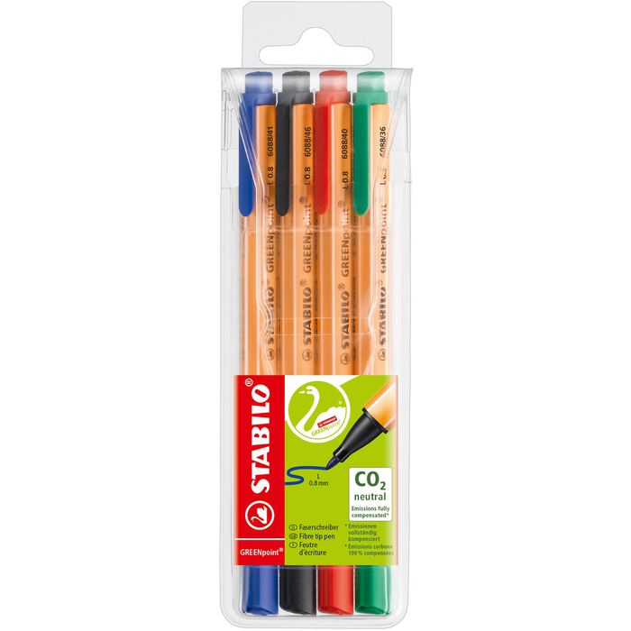 Stabilo Pointball Ballpoint Pen 6030 in Black, Blue, Red or Green – Pens Etc