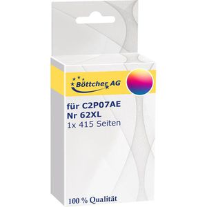 Produktbild für Tinte Böttcher-AG für HP 62XL, C2P07AE