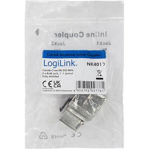 Produktbild für Keystone-Modul LogiLink NK4010, geschirmte Buchse