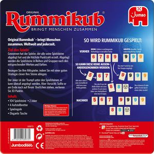 Produktbild für Kartenspiel Jumbo 3973, Original Rummikub