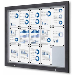 Produktbild für Schaukasten Showdown-Displays anthrazit, B1, außen