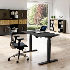 Produktbild für Schreibtisch Kerkmann Move 1 stable, anthrazit / anthrazit