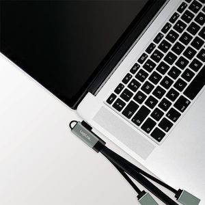 Produktbild für USB-Hub LogiLink UA0361, schwarz / grau