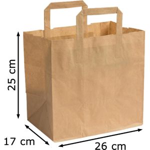 Produktbild für Papiertüten Biozoyg DSE02392, braun