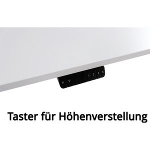 Produktbild für Schreibtisch Böttcher-AG Base Lite, eiche / silber