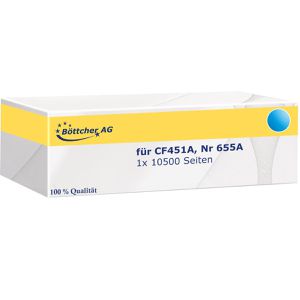 Produktbild für Toner Böttcher-AG für HP 655A, CF451A
