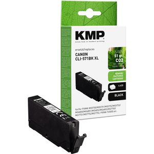 Produktbild für Tinte KMP für Canon CLI-571BK XL