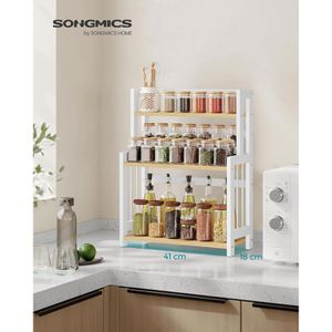 Produktbild für Küchenregal Songmics OFS047Y01, eiche