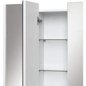 Produktbild für Spiegelschrank Vicco Majest, weiß hochglanz