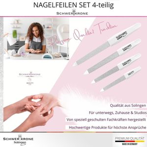 Produktbild für Nagelfeile Schwertkrone Profi Set Saphir, aus Edelstahl