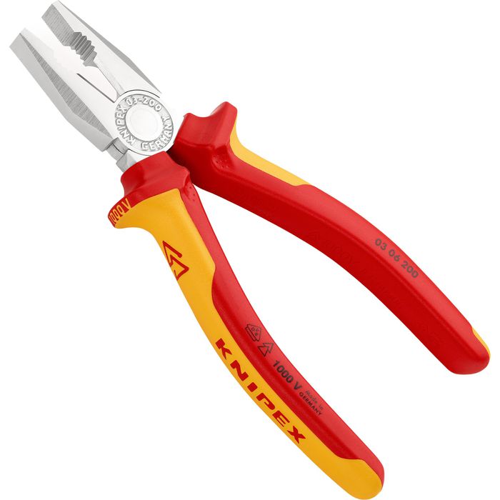 Knipex 03 06 200 Kombizange Verchromt Vde 200 Mm