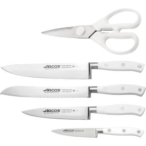 Produktbild für Messerset Arcos Riviera Blanc 235024, mit Messerblock