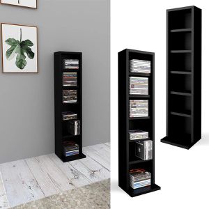 Produktbild für CD-Regal Vicco Jukebox, schwarz