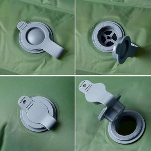 Produktbild für Isomatte vidaXL 4007102, grün, aufblasbar