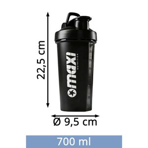Produktbild für Protein-Shaker MaxiNutrition aus Kunststoff, schwarz