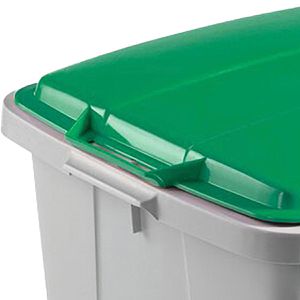 Produktbild für Mülleimer Durable Durabin VEH2012032, grau/grün