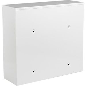 Produktbild für Briefkasten Burg-Wächter 5877 W, weiß, aus Stahl