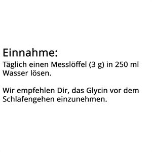 Produktbild für Glycin gloryfeel L-Glycine, Getränkepulver