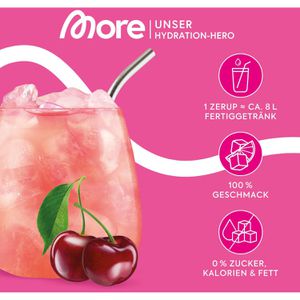 Produktbild für Sirup More Zerup Cherry, zuckerfrei