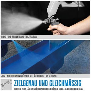 Produktbild für Lackierpistole Güde Profi-F, HVLP
