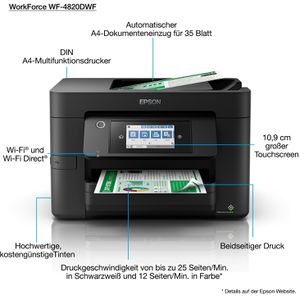 Produktbild für Multifunktionsgerät Epson WorkForce WF-4820DWF