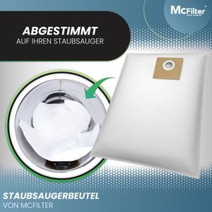 Produktbild für Staubsaugerbeutel McFilter NI 10, 420107868