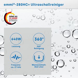 Produktbild für Ultraschallreinigungsgerät Emag Emmi 280 HC Plus