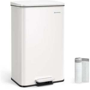 Mülleimer Songmics LTB540W4002, weiß