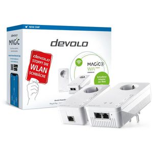 Produktbild für Powerline Devolo Magic 2 WiFi next Starter Kit, 8614, 07027