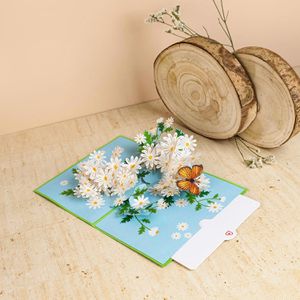 Produktbild für Grußkarten papercrush 3D Gänseblümchen